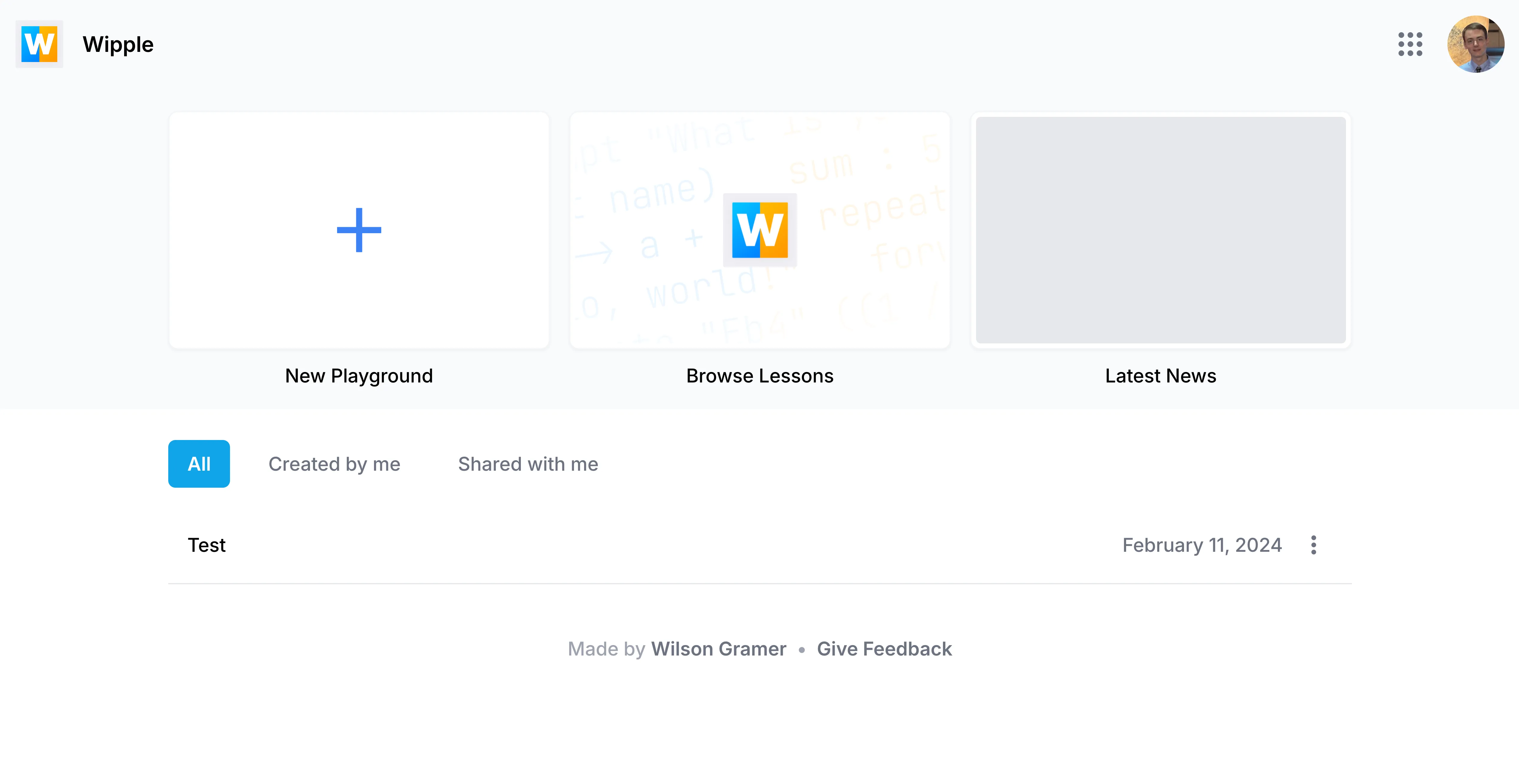 Screenshot of cloud sync