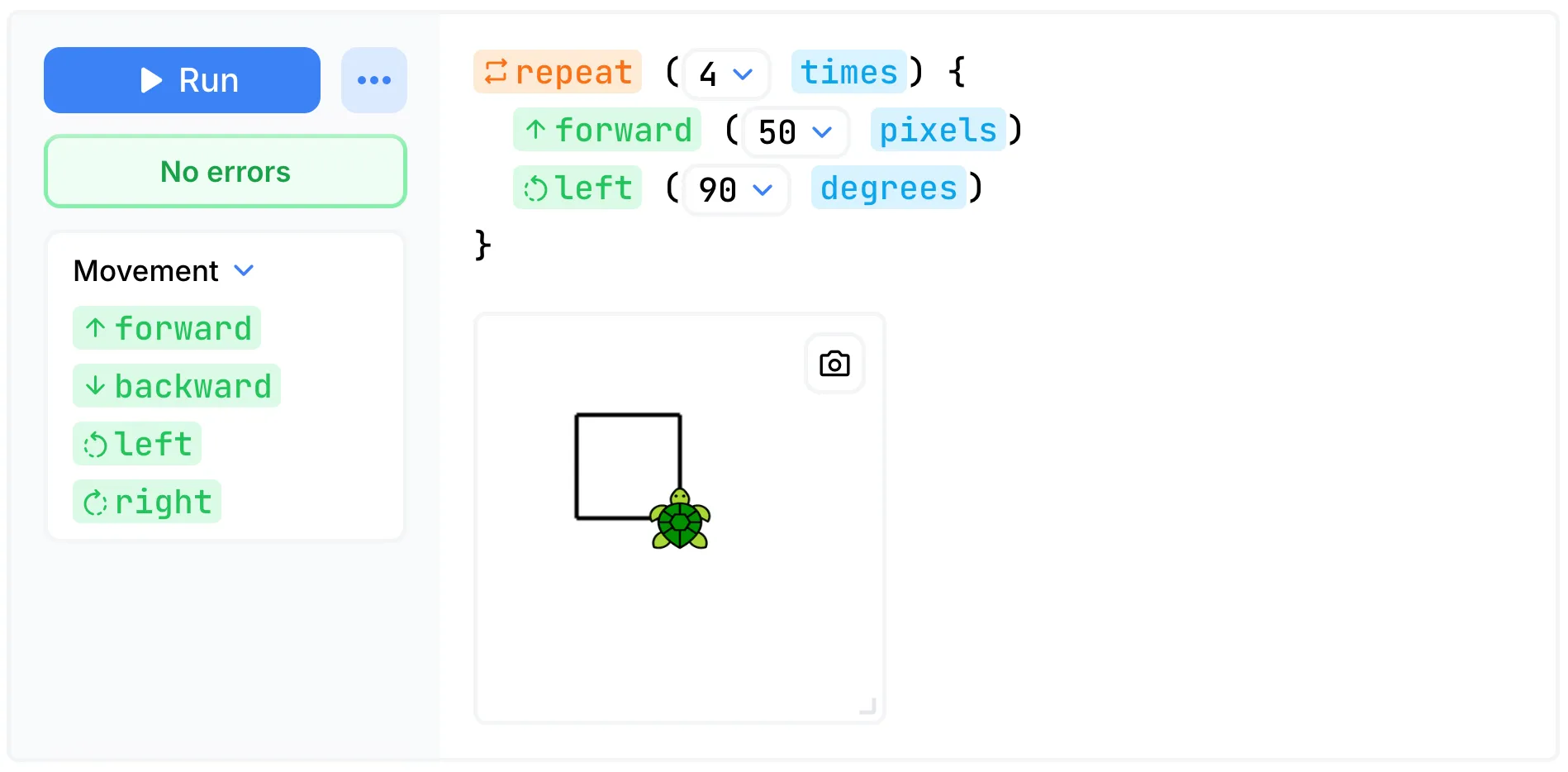 New code editor